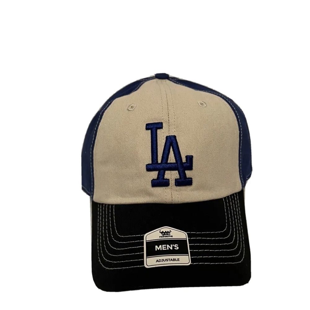 MLB Los Angeles Dodgers Triple Up Adjustable Snapback Hat